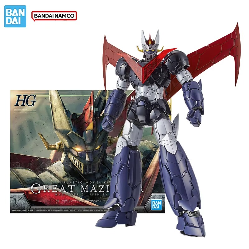 Model Kit Mazinger - Bandai, statuetta originale e autentica di