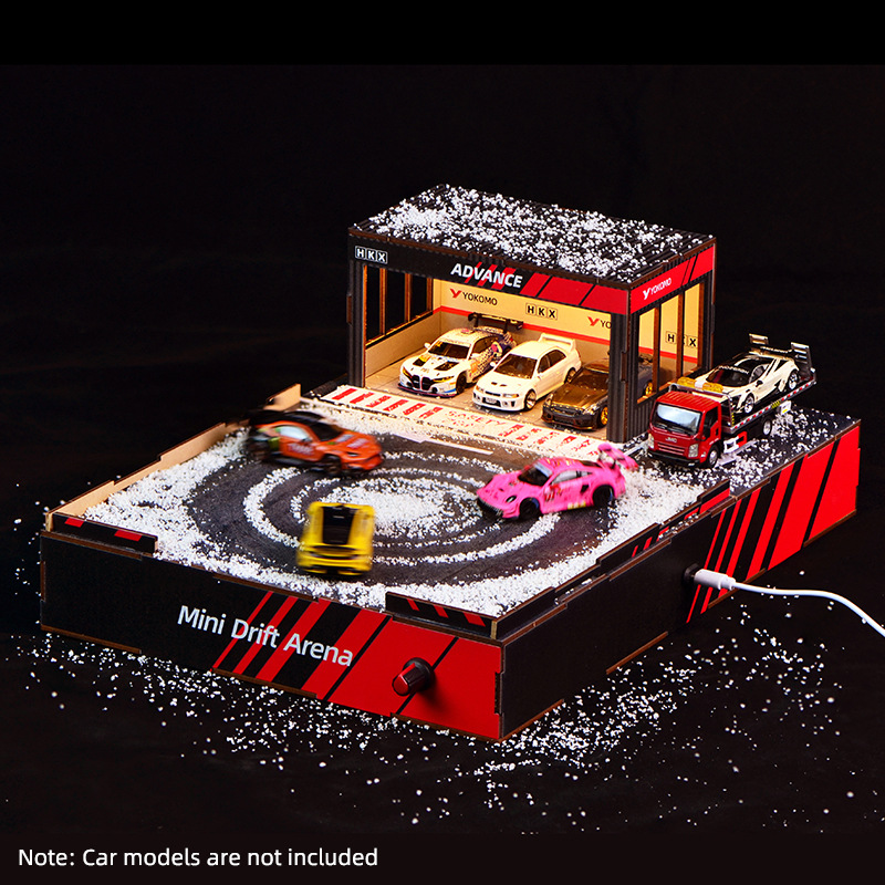 Model Kit Toy - Diorama Fai-da-te Scala 1:64 con Pista
