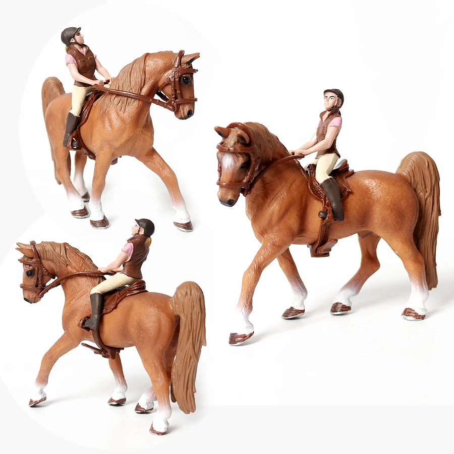 Model Kit Horse - Cavalli giocattolo Set da gioco Cavaliere