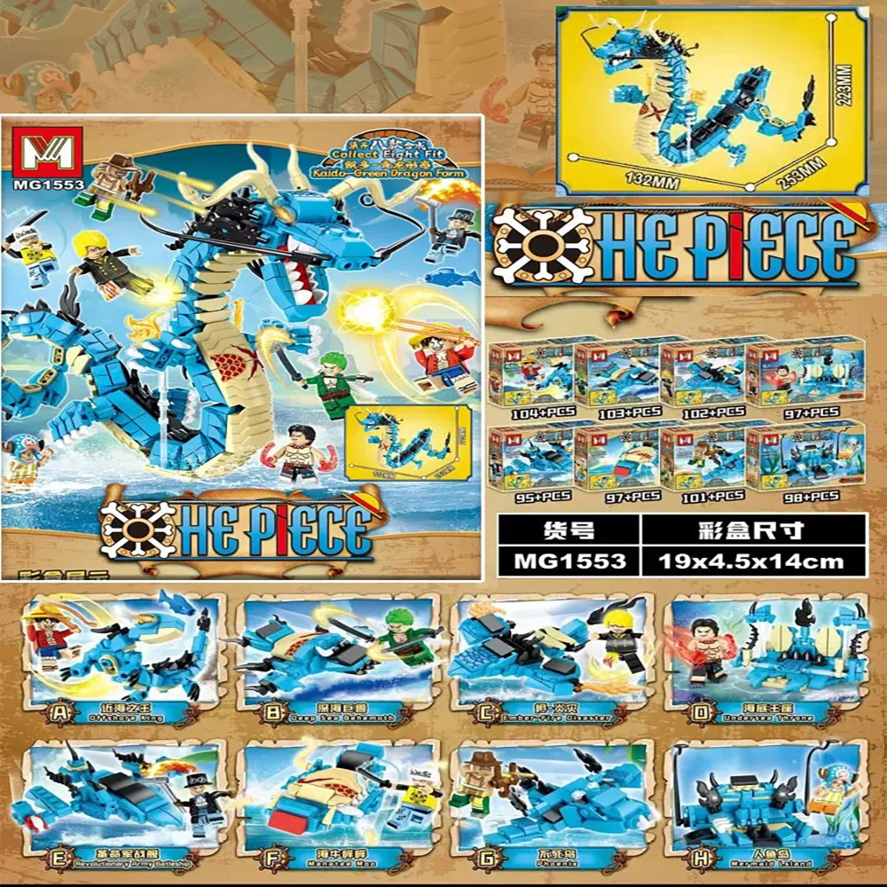 Model Kit Lego - Kit di Costruzione 8in1 One Piece,