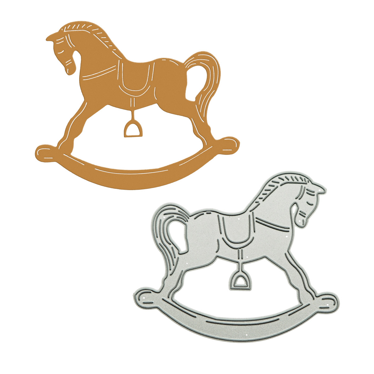 Model Kit Horse - Fustelle in metallo Scrapbooking Stencil per