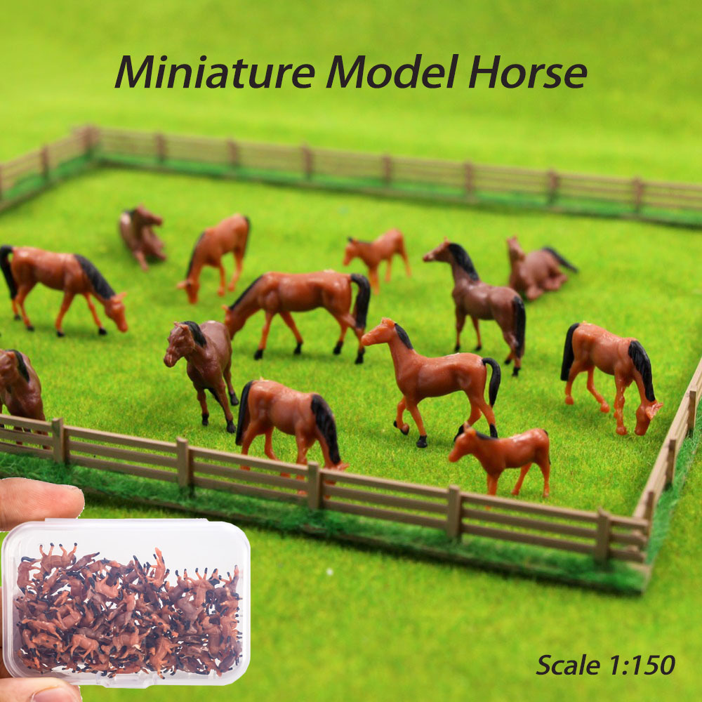 Model Kit Horse - Scala 1:150 Modello di cavallo in