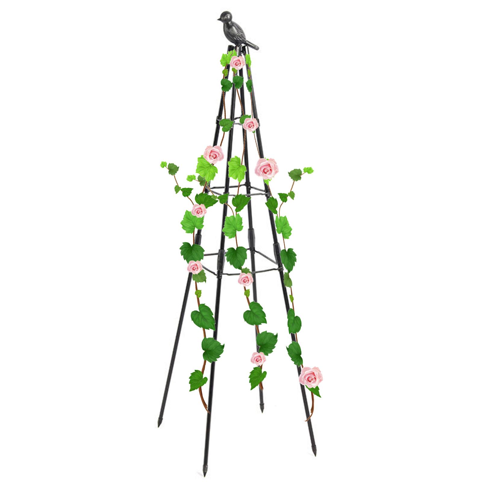 Model Kit Obelisk - 160cm metallo giardino obelisco traliccio pianta